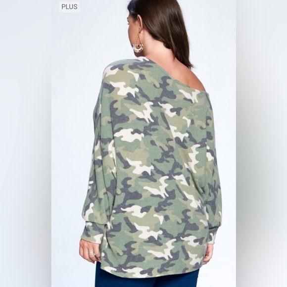 Ms Diva Plus Camouflage Sweater - Picture 5 of 5